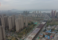 航拍合肥暢通北二環 西段高架現雛形