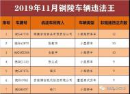 銅陵公布11月份“違法王”“超速王”名單 最高時速169km