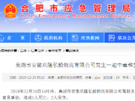 巢湖一物流公司發(fā)生一起中毒窒息事故：致1死2傷