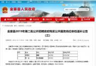 金寨縣發布一項招聘崗位體檢遞補名單