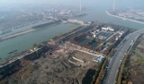 巢湖又一座大型排涝泵站正在动工兴建