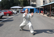 合肥66歲的殷金德“拳”打四方：練拳強(qiáng)身健體 會一直堅持下去