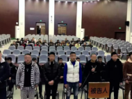 為非作惡、欺壓百姓 蒙城一惡勢力犯罪團伙受審