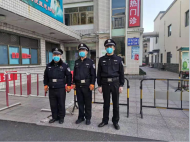黃山市中心城區這些民警始終戰斗在疫情防控第一線