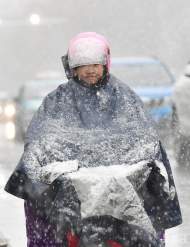 積雪深度局部20～30厘米 1月27-28日安徽迎大范圍降雪 