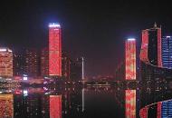 新春佳節(jié) 合肥天鵝湖夜景秀出濃濃“中國風”
