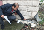 男子在合肥一小區買了套二手復式房 地面下沉不敢住