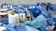 六安：企業復產，趕工生產防疫物資
