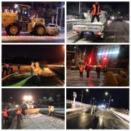 ?天長市環衛處黨支部連夜奮戰鏟冰雪保暢通
