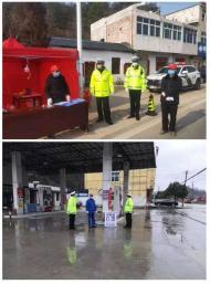 金寨交警加強疫情防控期間摩托車專項整治