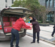 合肥廬陽區一家企業捐贈26000只口罩 支援肺炎疫情防控工作