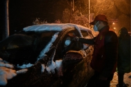 風雪夜 合肥疫情防控人員堅守一線