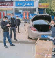 合肥新站高新区磨店市场监管所查获假冒“飘安”口罩1万只
