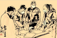 江淮战“疫” 党旗飘扬|一组速写画 致敬一线“逆行者”