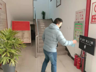 南陵：防控一線，加強(qiáng)消毒阻疫情