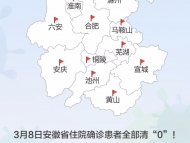 安徽省16個市實現“清零” 治愈率達99.4%