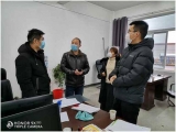 淮南大通区督查学校开学准备工作