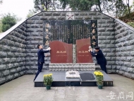 金寨志愿者代掃烈士墓：68萬老區(qū)人民都是英烈的后代