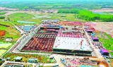合肥西部新城污水处理厂一期主体结构封顶