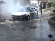 車主從油箱抽油 不慎引發火災