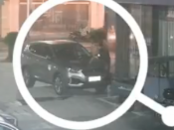 郎溪一男子深夜劃車 被監控全程記錄