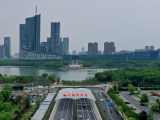 合肥天鹅湖下的“牵手”（组图）