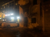 合肥罍街一火锅店失火后续：消防员已撤离 现场围起警戒线