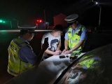池州交警一夜查处酒驾42起