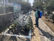 合肥兩個月清理近萬輛廢棄單車