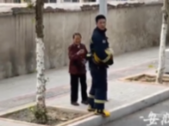 2個月未見 合肥消防員出警歸來偶遇奶奶 
