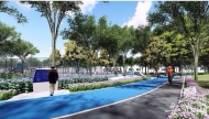 合肥政務區石臺路公園開建 預計2021年投用