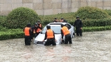组图）一场暴雨致合肥多处积水