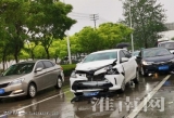 淮南两起事故接连发生 敲响雨天行车安全警钟