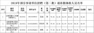 全椒县部分事业单位公开招聘递补人员公示