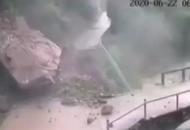 寧國一處山體發生垮塌 800多村民進出受影響