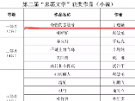 安徽省作家丁迎新榮獲第二屆“志愿文學”征文小說類一等獎