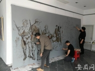 重点美术主题创作项目大幅油画《金刚台上》顺利完成
