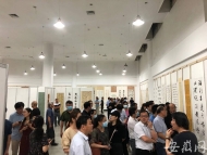 淮南市優秀獲獎書法家作品展舉行