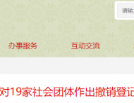 六安19家社會團體未參加年度檢查 被依法撤銷登記