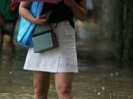 持續暴雨，合肥政務區已出現積水（視頻）