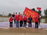 马鞍山市薛镇初级中学党员教师闻“汛”而动，积极投身防汛抢险一线