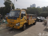 大考2020｜合肥五十中新校考点 道路救援车现场待命
