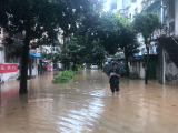 黄山市屯溪老街部分区域受淹（图）