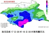 18日和21日前后淮河流域有两次强降水过程