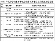 高中學業水平考試 合肥市區這樣乘公交