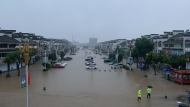 黃山市持續(xù)大暴雨   預警從黃色提升到橙色