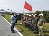 半汤街道：闻“汛”而动 半汤防汛突击队战斗在一线