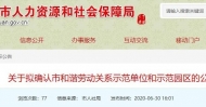 六安擬確認(rèn)和諧勞動關(guān)系示范單位名單出爐