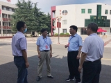 庐江县教体局局长徐晓兵巡视学考庐江实验中学考点