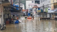 暴雨致東至縣嚴(yán)重洪災(zāi) 消防緊急營(yíng)救被困群眾155人